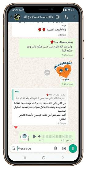 Parent testimonials and reviews for Monglish Academy - WhatsApp messages showing student progress
